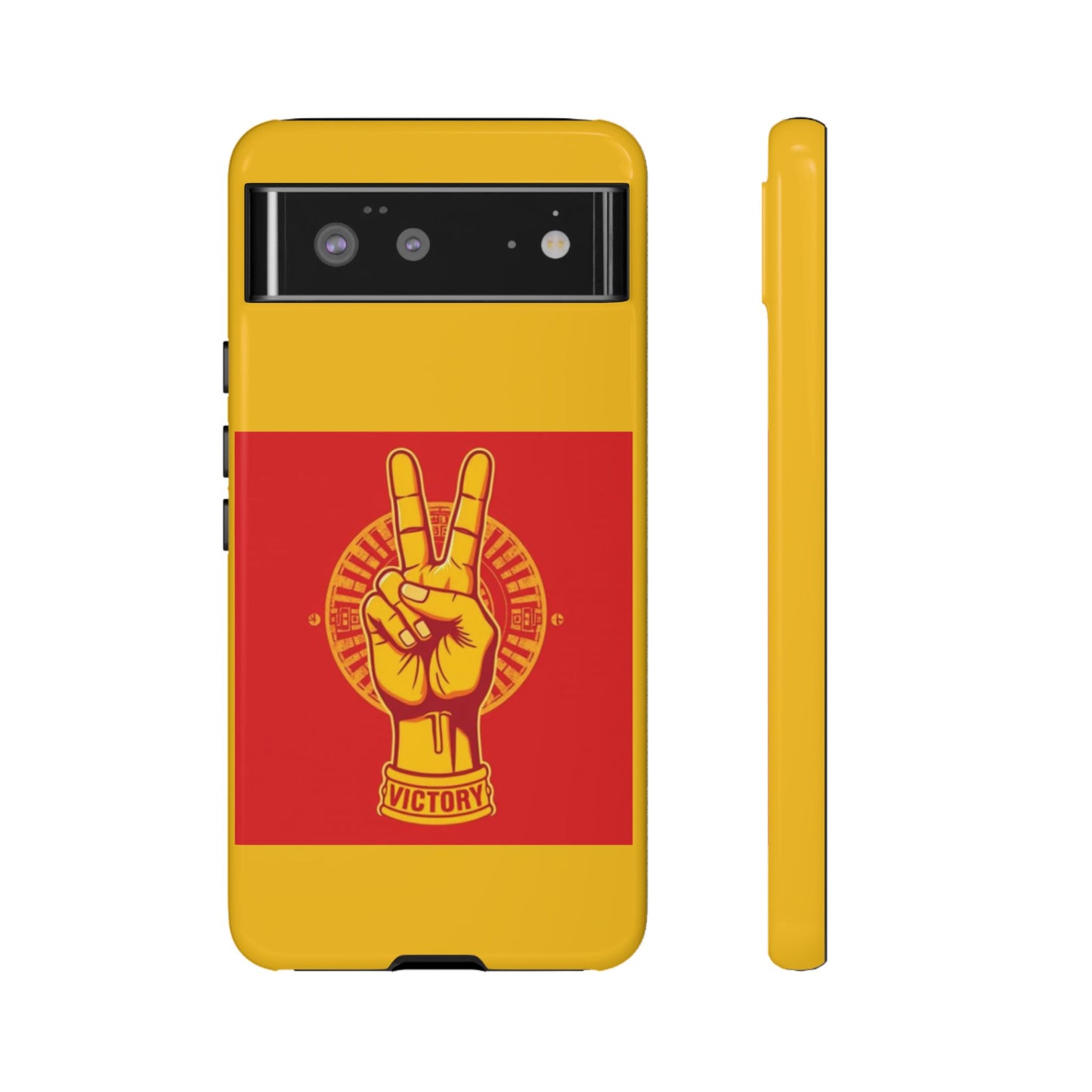 Victory Inspired Symbol Phone Case, Tough Phone Cover, Gift for Empowerment, Inspirational Tech Accessory, Unique Phone Protection