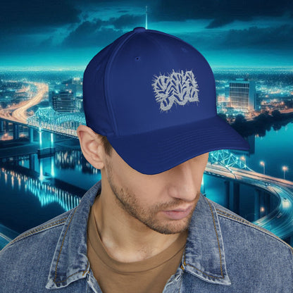 Memphis Inspired Embroidered Closure Cap, Stylish Baseball Hat, Gifts for Him/Her, Casual Attire, Tiger Events