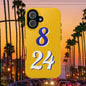 Vibrant Sports Phone Case, 8 24 Tribute, Impact-Resistant Case, Gift for Basketball Fans, Durable Phone Cover, Summer Vibe, Celebration