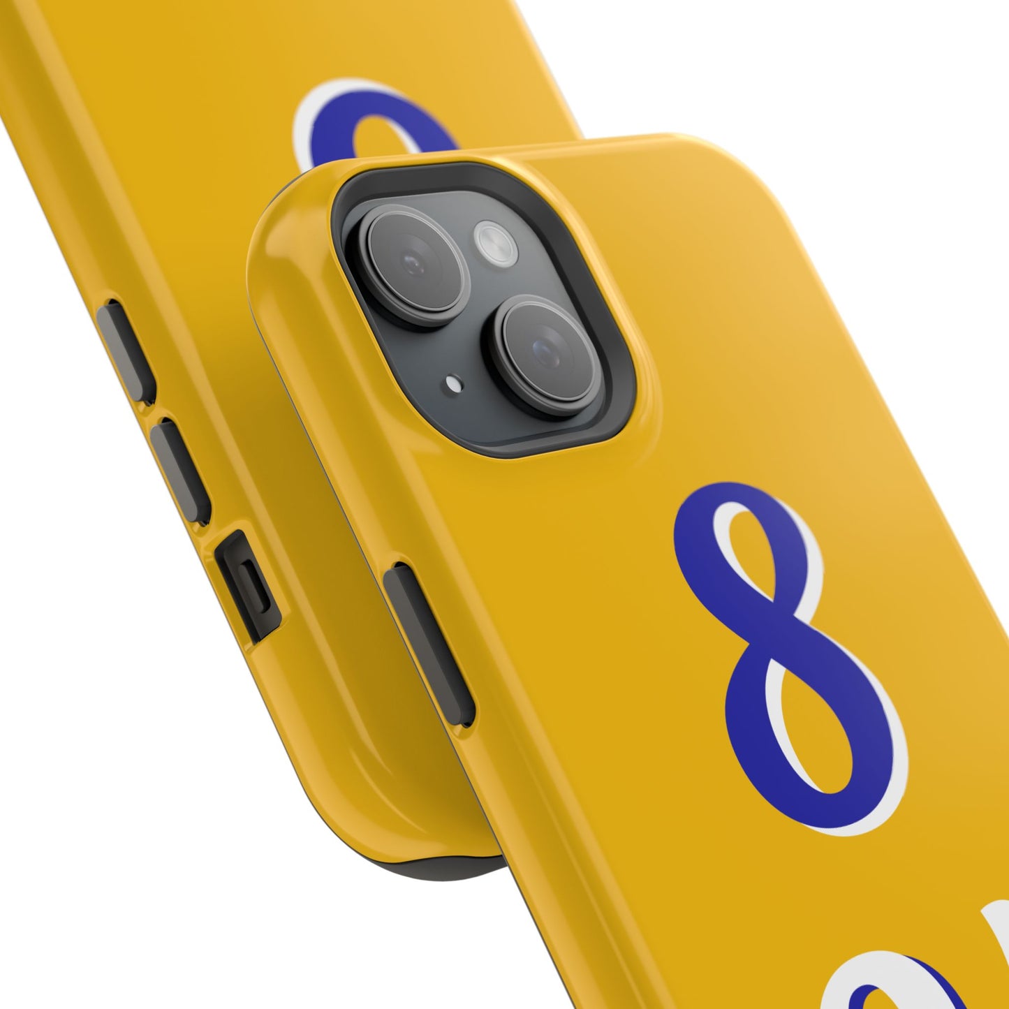 Vibrant Sports Phone Case, 8 24 Tribute, Impact-Resistant Case, Gift for Basketball Fans, Durable Phone Cover, Summer Vibe, Celebration