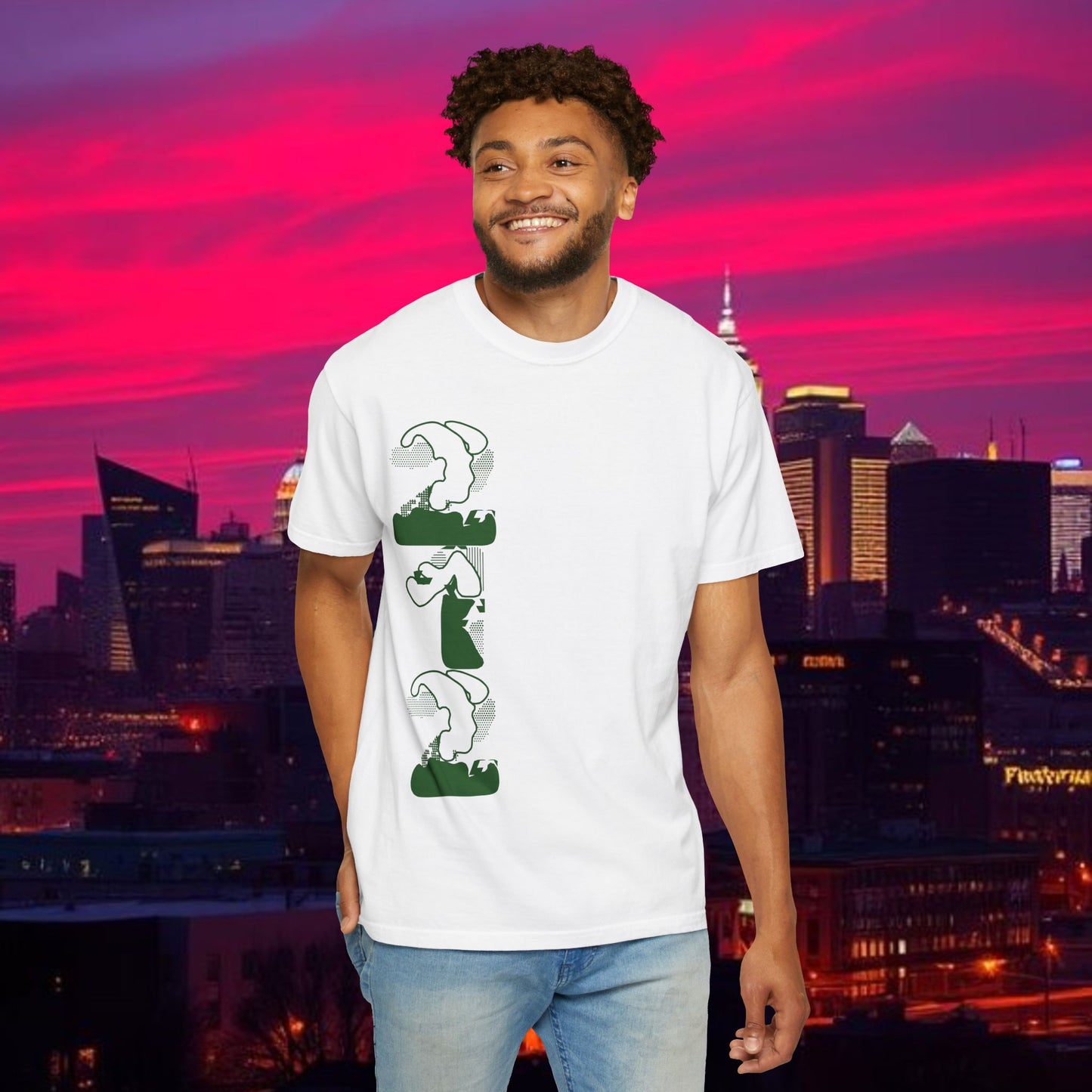 Philly Green Script T-Shirt