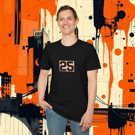 Baseball Legends Shirt, Unique 25 Graphic Unisex Softstyle T-Shirt, Casual Wear, Sporty Outfit