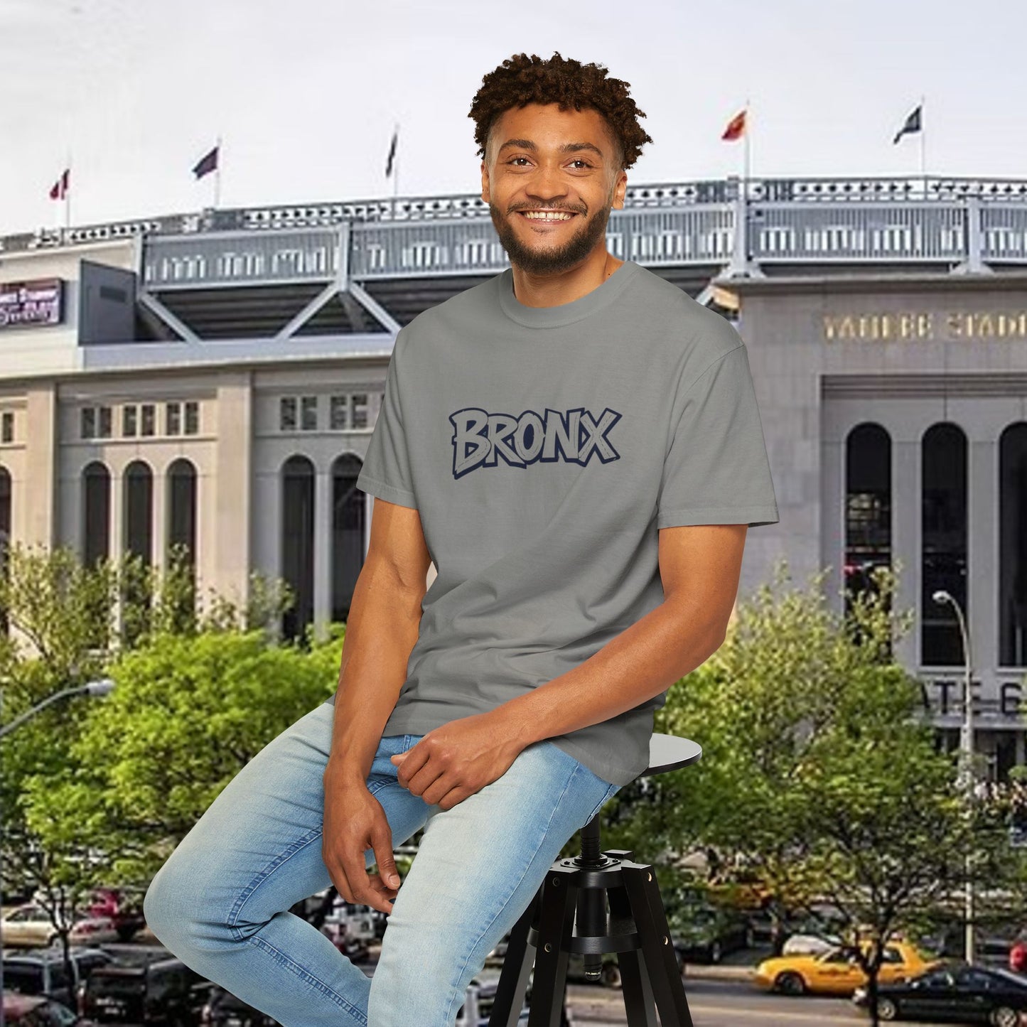 Bronx Unisex Garment-Dyed T-Shirt, Streetwear Tee, Urban Style Shirt, New York Fashion Top, Gift for NYC Lovers