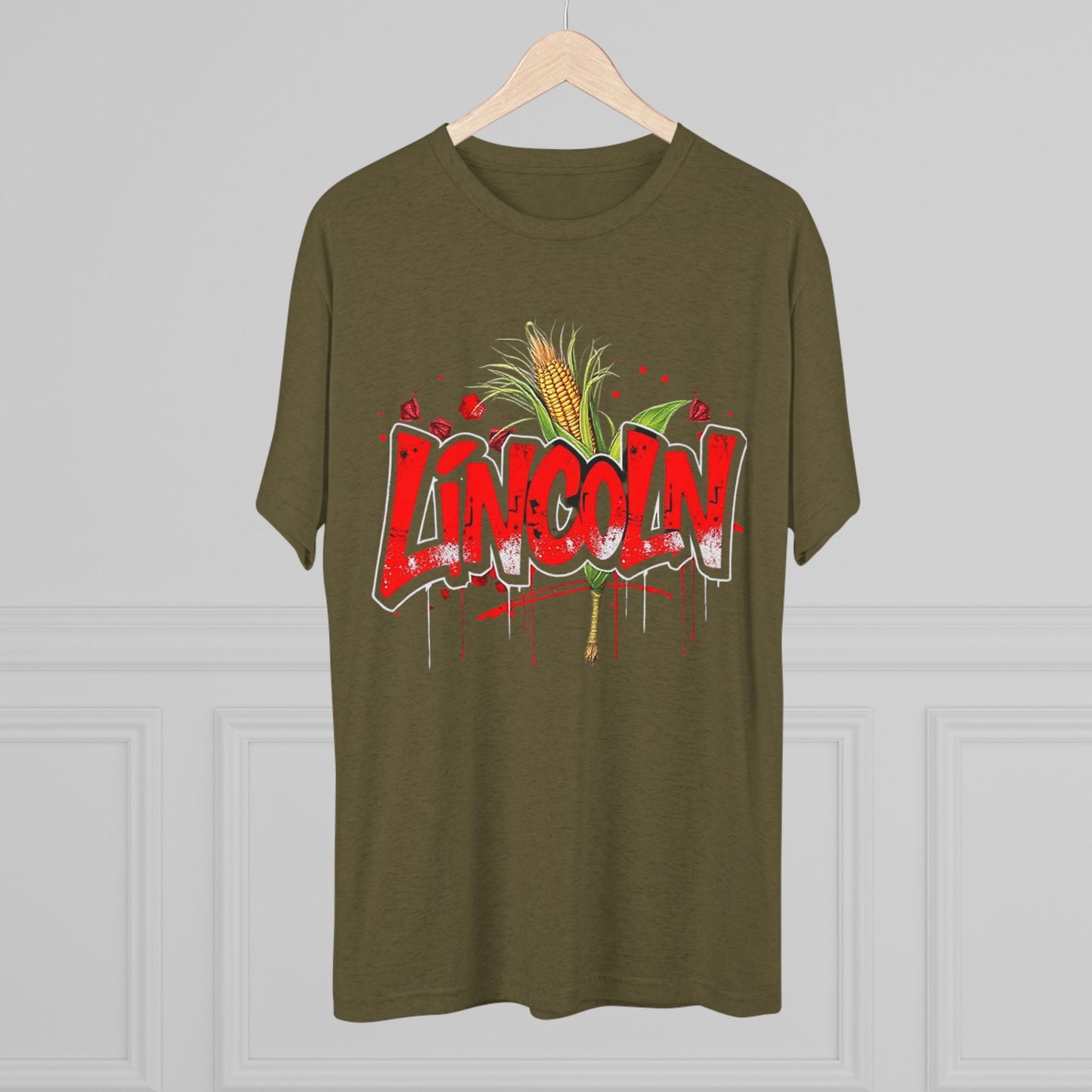 Lincoln Graffiti Tee – Cornfield Harvest Design