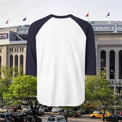 Bronx Unisex Three-Quarter Sleeve Raglan Shirt - Casual, Sportswear, Gift for NYC Lovers, Baseball Fan Shirt, Everyday Wear