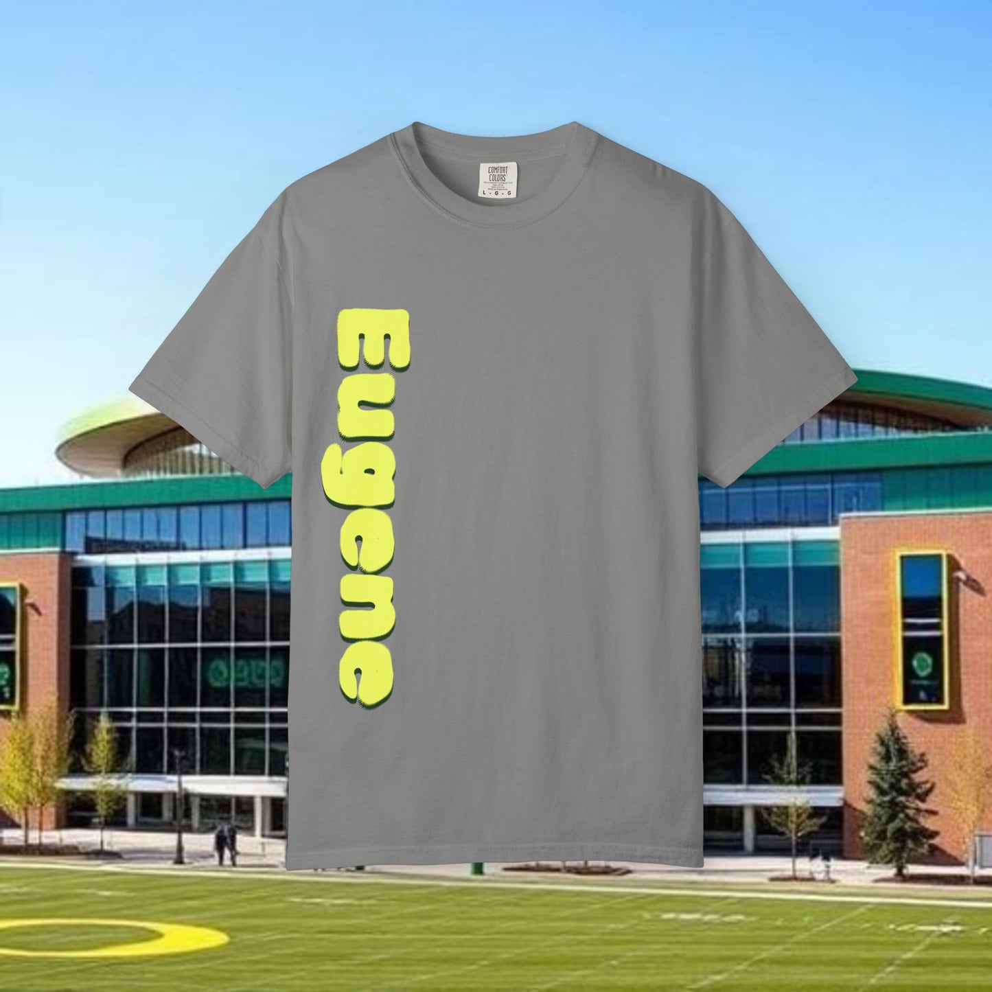 Eugene Fan T-Shirt, Unisex Sports Tee, Game Day Apparel, Football Fan Gear, College Team Shirt, Quack Spirit Wear
