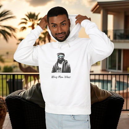 Unisex Wingman Vibes Hoodie, Casual Style Sweatshirt, Perfect Gift for Friends, Lightweight Hoodie for Everyday Wear