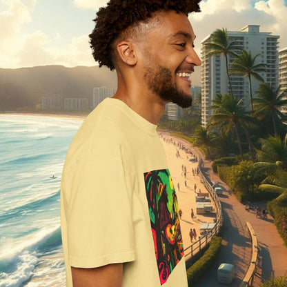 Vibrant Beach Vibes Unisex T-Shirt - Music & Paradise Design