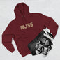 Russ Fleece Hoodie with RUSS Design, Perfect for Relaxation, Gifts, and Casual Outings, Urban Fashion, Rapper Hoodie