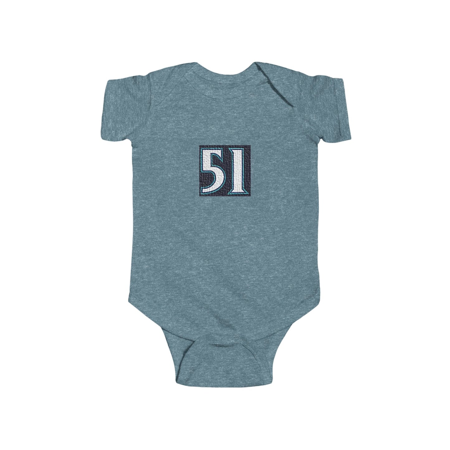 #51 Jersey Onesie, Personalized Baby Outfit, Seattle Fans Onesie, Unique Infant Gift, Baby Shower Gift