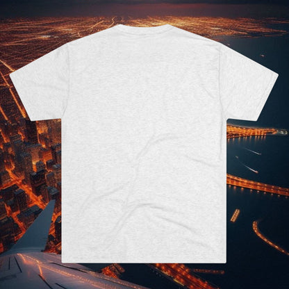 Chicago Script Tee – Handwritten City Shirt, Tr-Blend, Super Soft T-Shirt, Perfect for Gameday