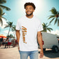 Miami Vibe Unisex Garment-Dyed T-shirt, Casual Wear, Summer Fashion, Nature Lovers, Beach Party, Gift Idea