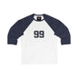 Unisex Baseball Tee with 99 Design - Casual Sportswear, Game Day Top, Gift for Baseball Fans, Retro Style Shirt, Everyday Wear