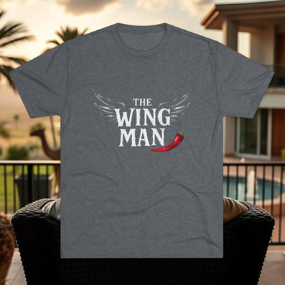 The Wingman T-Shirt — Funny Wingman Graphic Tee with Chili Pepper & Wings