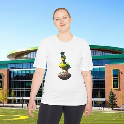 Football Fan Tee, Quack Graphic Shirt, Sportswear for Tailgating, Unisex Moisture-Wicking Sport Top, Perfect Gift for Game Day