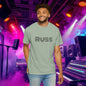 Russ Unisex T-Shirt with Retro Design, Hip-Hop Shirt, Casual Wear, Unique Style, Russ Apparel