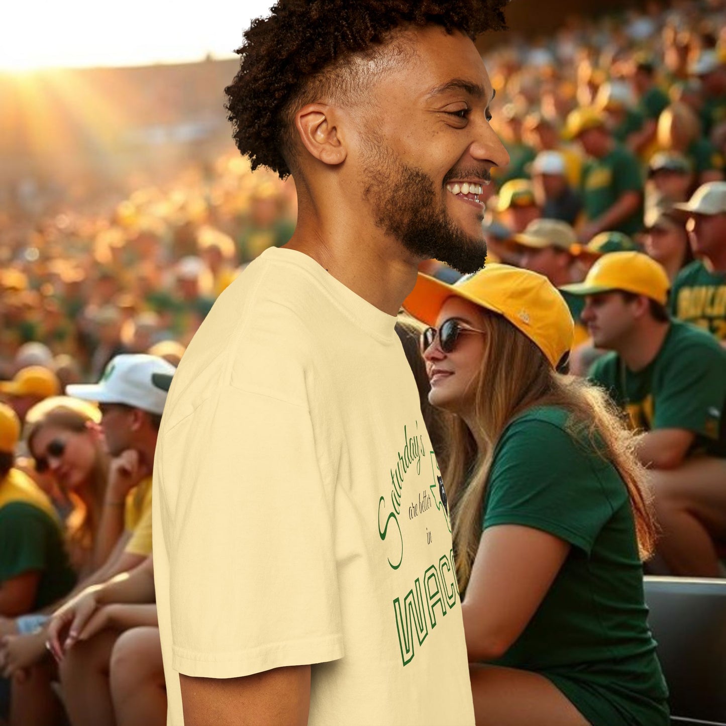 Waco Saturdays Unisex T-Shirt,  Unisex garment-dyed t-shirt, Ultra soft material.