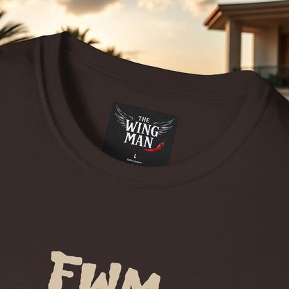 T-Shirt — "FWM Get a Bag" Graphic Tee (Banksy-Style Street Art)