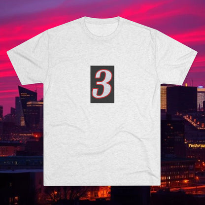 Legends Philly 3 Graphic Tee — Retro Number Front, Script 'Philly' Back