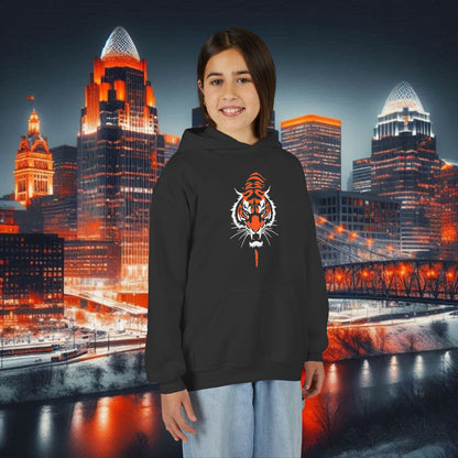 Gameday Sweatshirt, Youth Hooded Sweatshirt, Football Fan Gear, Team Spirit Apparel, Game Day Outfit, Sports Hoodie