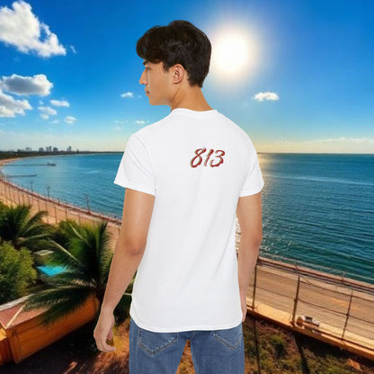 TB Monogram Tee — 813 Tampa Area Short-Sleeve T-Shirt