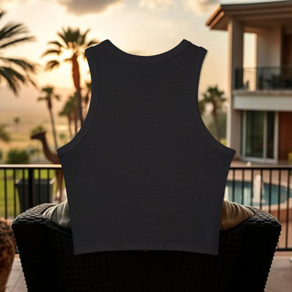 Scared Money Racer Tank Top for Women, Trendy Crop Top, Summer Fashion, Casual Wear, Gift for Entrepreneurs, Beach Outfit