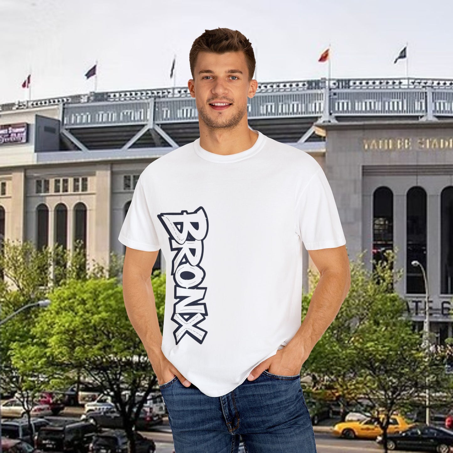 Bronx Graphic Tee, Streetwear Style T-shirt for New Yorkers, Perfect Gift for Fans of NYC, Casual Everyday Wear, Stylish City Life Fashion