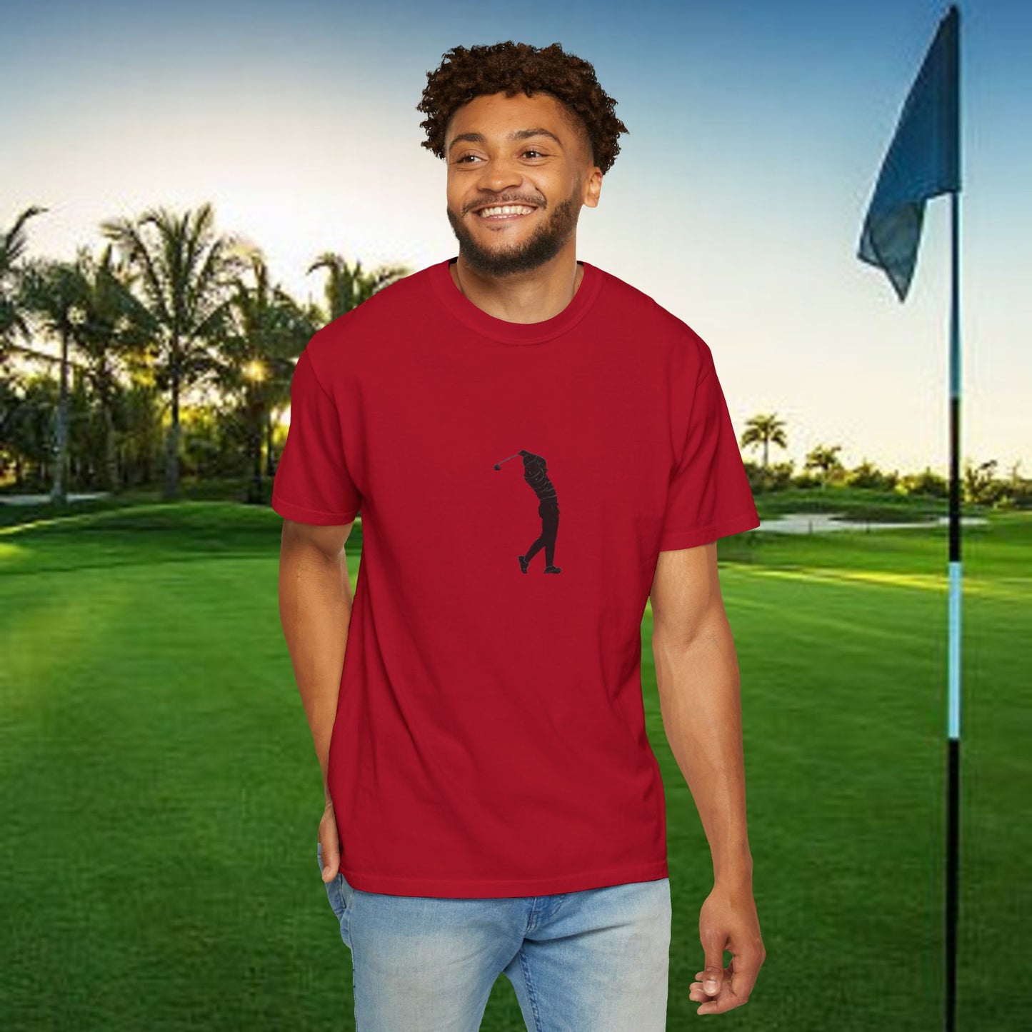 Golf Lover's Unisex Garment-Dyed T-Shirt - Perfect Gift for Golf Enthusiasts, Casual Wear, Sports Apparel, Father's Day, Birthday