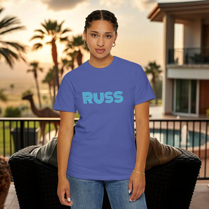 Russ Unisex T-Shirt with Retro Design, Hip-Hop Shirt, Casual Wear, Unique Style, Russ Apparel