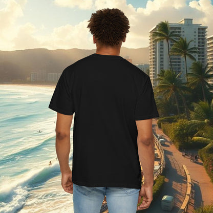 Vibrant Beach Vibes Unisex T-Shirt - Music & Paradise Design