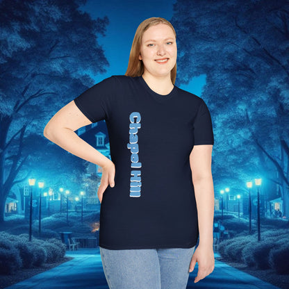 Chapel Hill 23 Unisex Softstyle T-Shirt - Casual Fan Tee, Sportswear, College Apparel, Gift for Graduates, Game Day Shirt