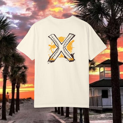 Number 2 Graphic T-Shirt — Bold Retro Patch Front & X Back Tee