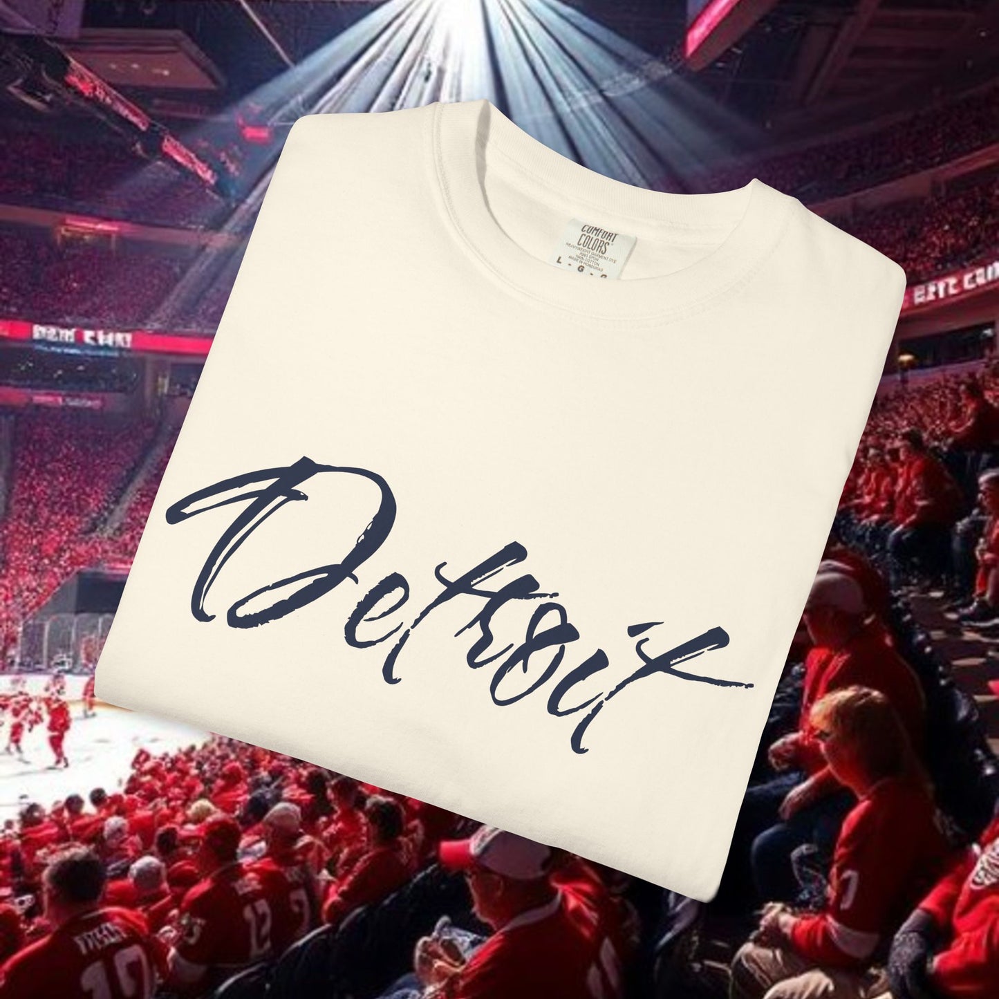 Detroit Script T-Shirt — City Pride Tee
