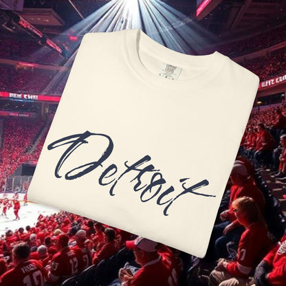 Detroit Script T-Shirt — City Pride Tee