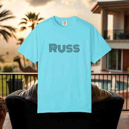 Russ Unisex T-Shirt with Retro Design, Hip-Hop Shirt, Casual Wear, Unique Style, Russ Apparel