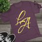 LA Script T‑Shirt — Vintage Los Angeles Graphic Tee, Super Soft Tri-Blend Material