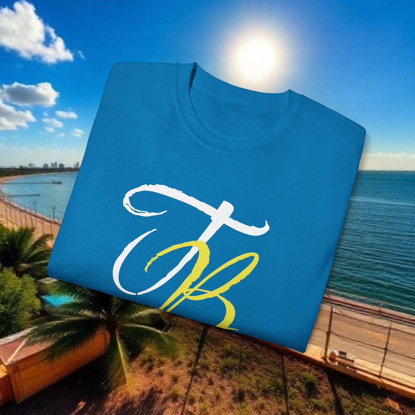 TB Monogram Tee — 813 Tampa Area Short-Sleeve T-Shirt