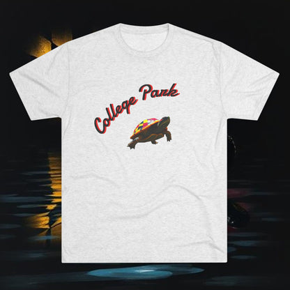 College Park Turtle Tee, Tri-Blend Soft Style T-Shirt, Perfect for Sports' Fans and Gameday Gear