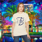 TB Monogram Tee — 813 Tampa Area Short-Sleeve T-Shirt