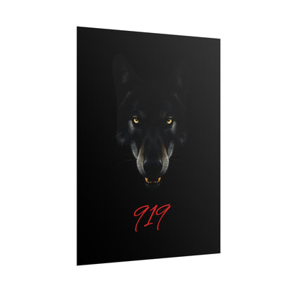 Wolfpack Art Poster, Wolf 901 Raleigh Poster, Gift for Die Hard Fans, Home Decor, 919 Design