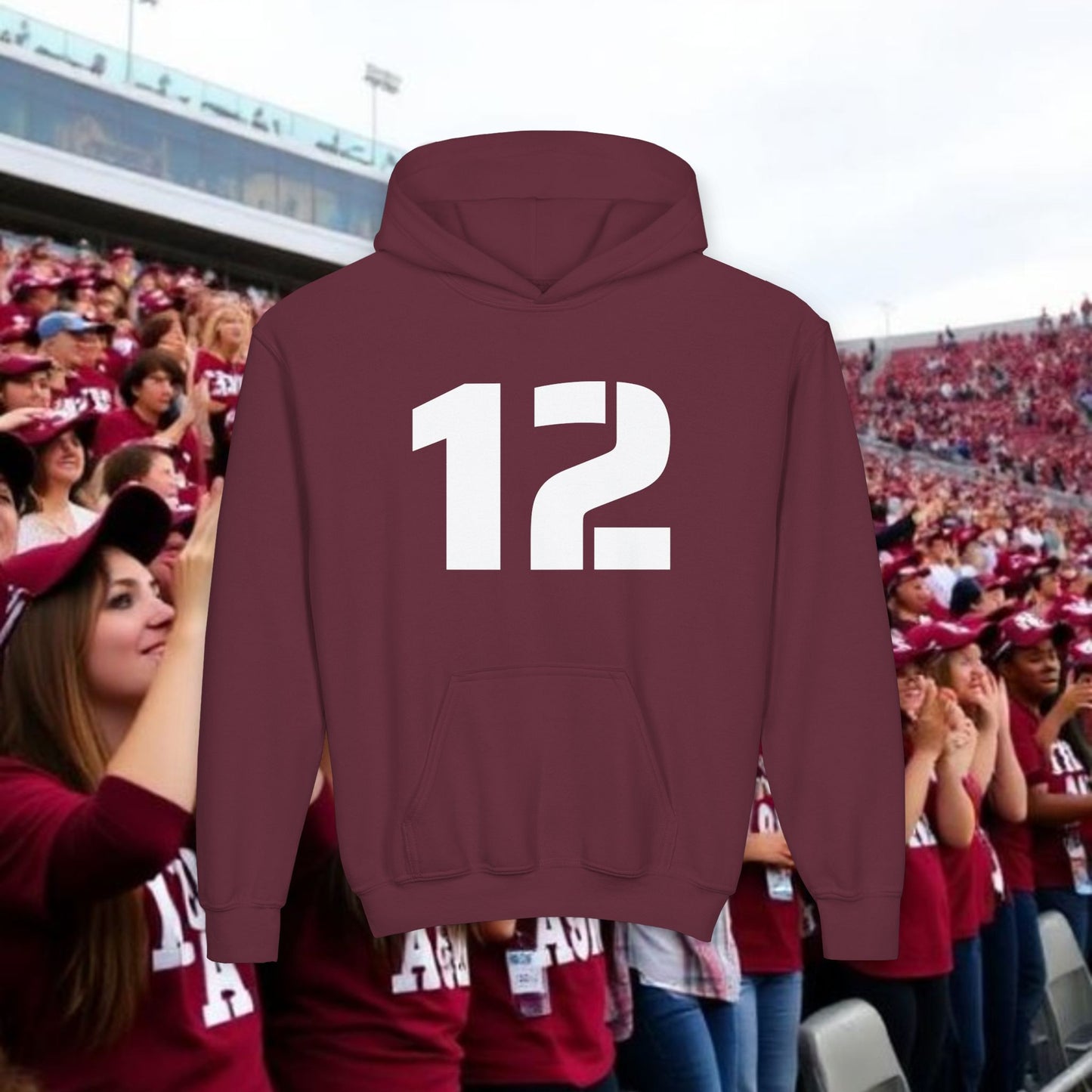 Stylish Sports Hoodie for Young Fans | Game Day, School Spirit, Team Apparel, Gifts for Kids, Comfortable Casual Wear