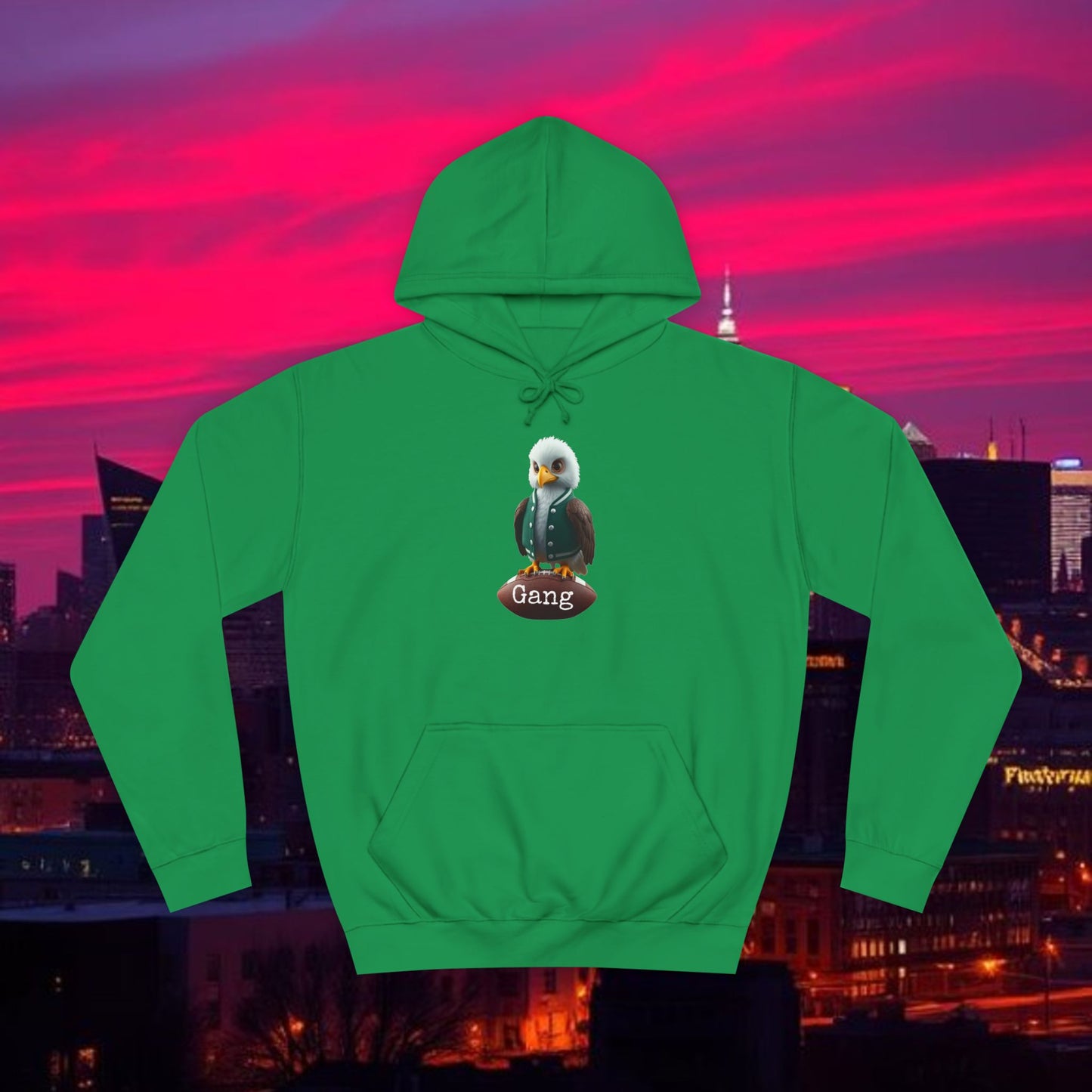 Hoodie with Quirky Design, Unisex Apparel for Football Fans, Comfortable Pullover for Game Day, Perfect Back-to-School Gift