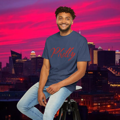Philly Script T-Shirt — Handwritten City Pride Tee, Ultra Soft and Comfortable T-Shirt for any gameday.