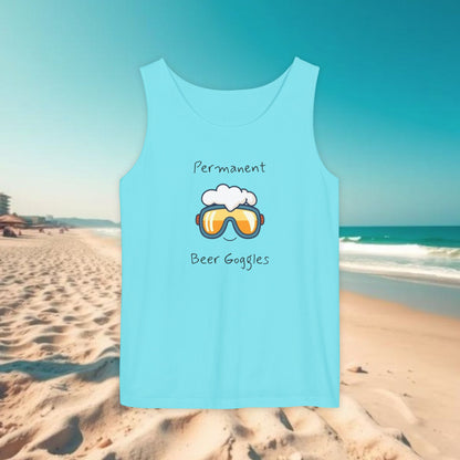 Beer Goggles Tank Top, Unisex Tank, Summer Apparel, Beachwear, Funny Gift, Pool Party Top