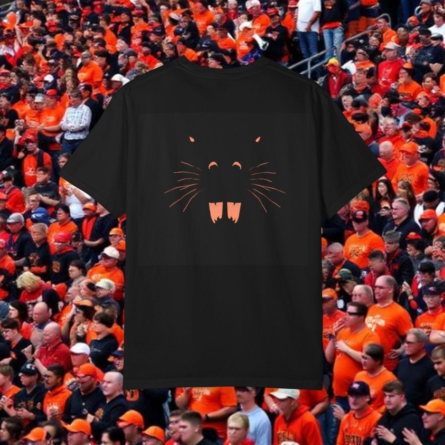 Garment-Dyed Unisex T-Shirt with Corvallis Design, Casual Tee, Gameday Apparel, Graphic T-Shirt, College Spirit Wear