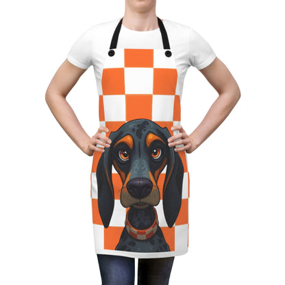 Checkered Apron, Perfect Gift for Tailgate Prep, Quirky Kitchen Accessory, Holiday Cooking Apron, Chef's Gift for Gameday