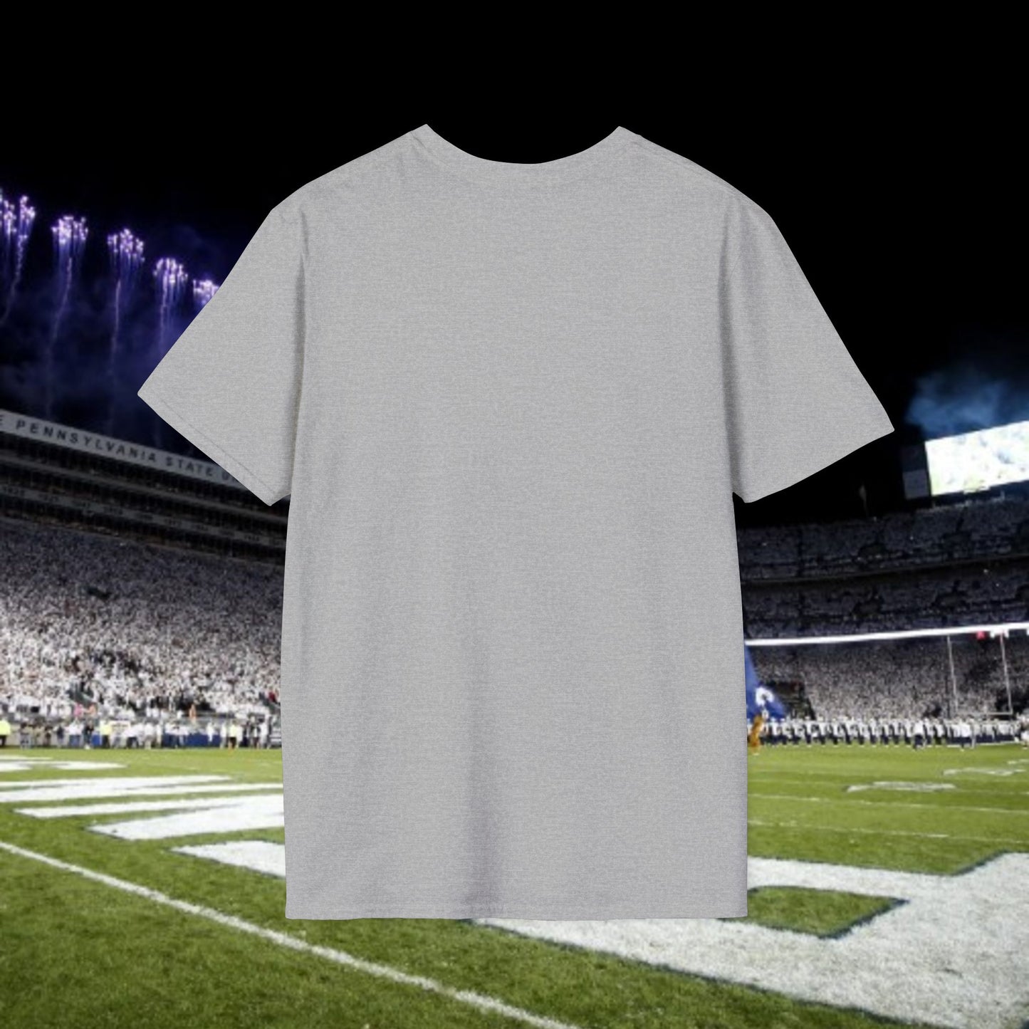 Fierce Silhouette Graphic T-Shirt, Unisex Tee, Gameday Shirt, Casual Wear, College Fashion, Gift for White Out Game