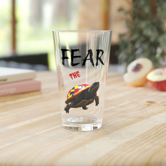 Maryland Inspired Pint Glass | Unique Drinking Glass, Funny Gift, Party Essential, Home Bar Decor, Beer Lover's Mug