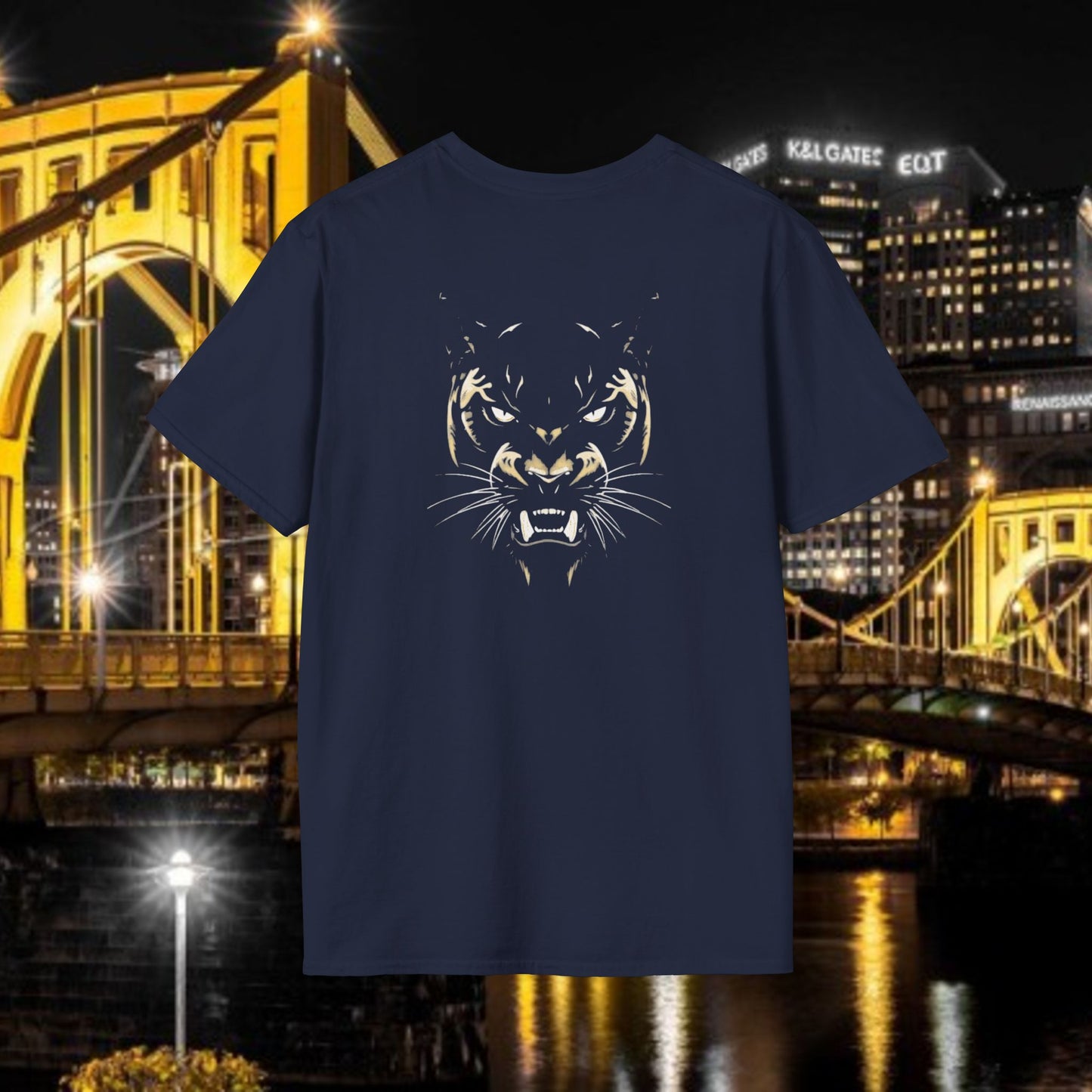Pittsburgh Softstyle Tee, Unisex Graphic T-Shirt, Casual Wear, Sports Fan Apparel, Gift for Him/Her
