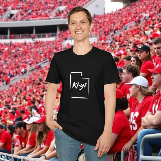 Ki-yi Softstyle Unisex T-Shirt | Casual Wear, Gift for Friends, Utah Pride, Comfortable Tee, Unique Graphic Shirt